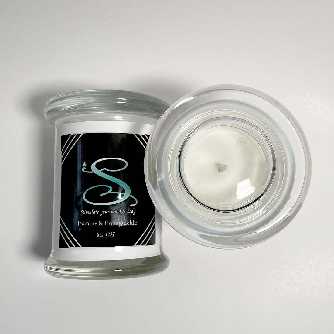 8 oz. Jasmine & Honeysuckle Massage Oil Candle