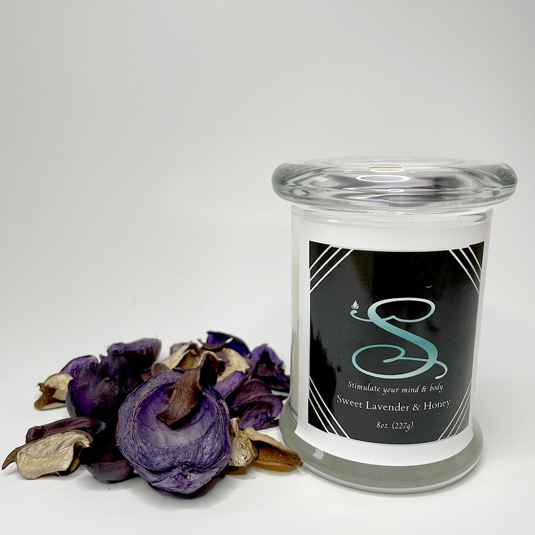 8 oz. Sweet Lavender & Honey Massage Oil Candle